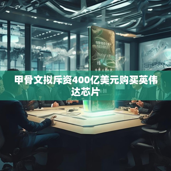甲骨文拟斥资400亿美元购买英伟达芯片