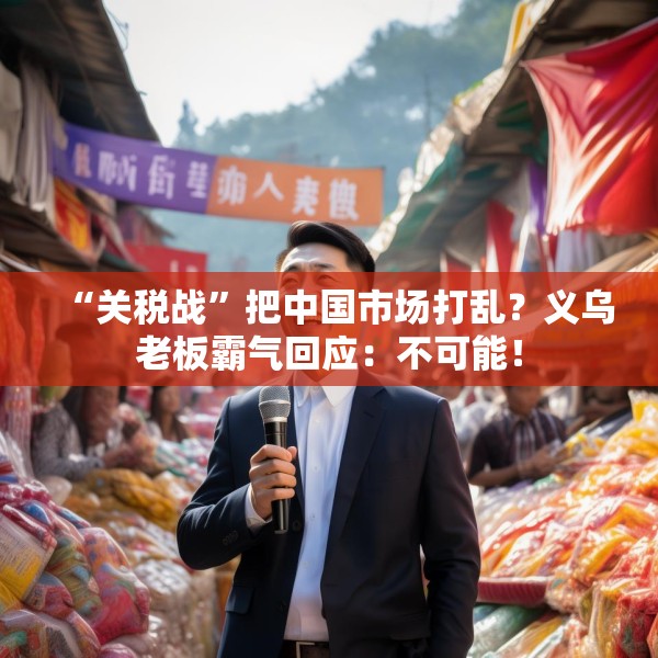 “关税战”把中国市场打乱？义乌老板霸气回应：不可能！