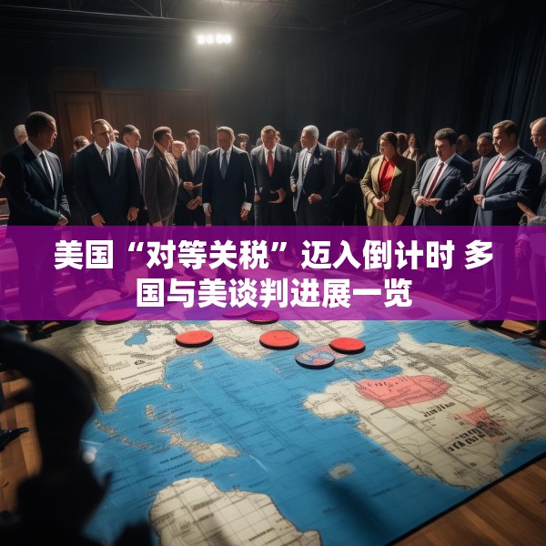 美国“对等关税”迈入倒计时 多国与美谈判进展一览