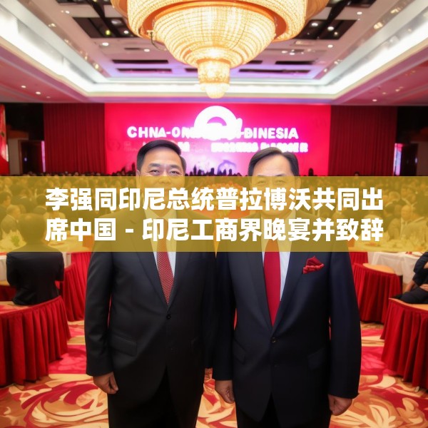 李强同印尼总统普拉博沃共同出席中国－印尼工商界晚宴并致辞