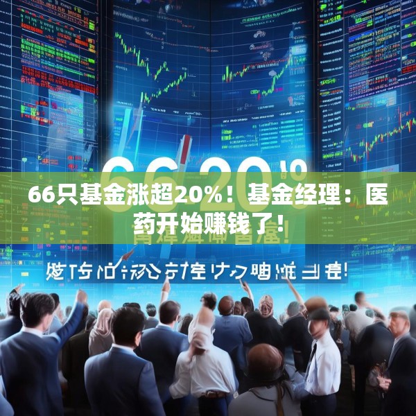 66只基金涨超20%！基金经理：医药开始赚钱了！