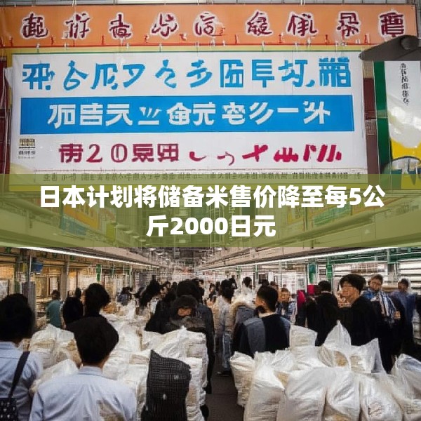 日本计划将储备米售价降至每5公斤2000日元