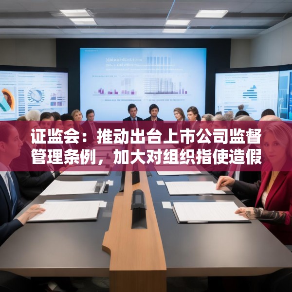 证监会：推动出台上市公司监督管理条例，加大对组织指使造假、资金占用等违法行为的打击力度