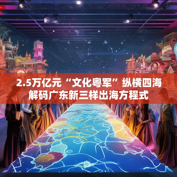 2.5万亿元“文化粤军”纵横四海解码广东新三样出海方程式