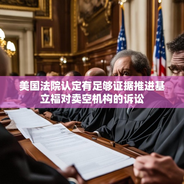 美国法院认定有足够证据推进基立福对卖空机构的诉讼