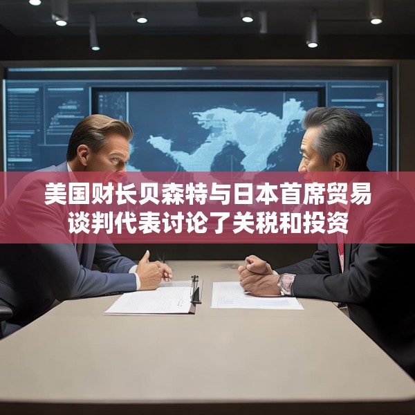 美国财长贝森特与日本首席贸易谈判代表讨论了关税和投资