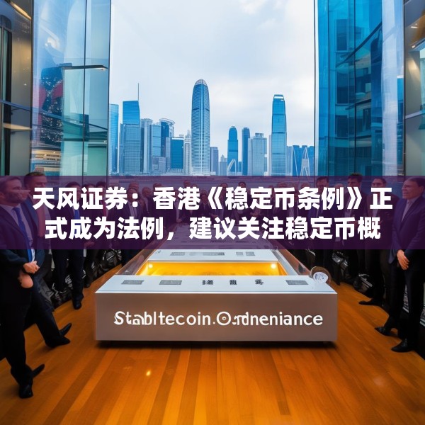 天风证券：香港《稳定币条例》正式成为法例，建议关注稳定币概念相关标的