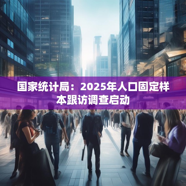 国家统计局：2025年人口固定样本跟访调查启动