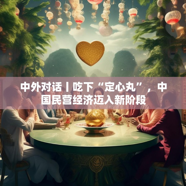 中外对话丨吃下“定心丸”，中国民营经济迈入新阶段