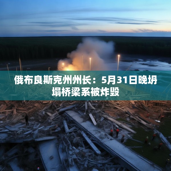 俄布良斯克州州长：5月31日晚坍塌桥梁系被炸毁