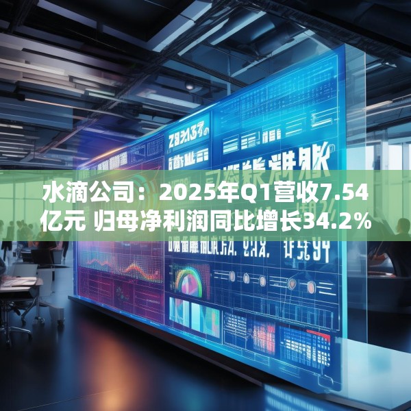 水滴公司：2025年Q1营收7.54亿元 归母净利润同比增长34.2%