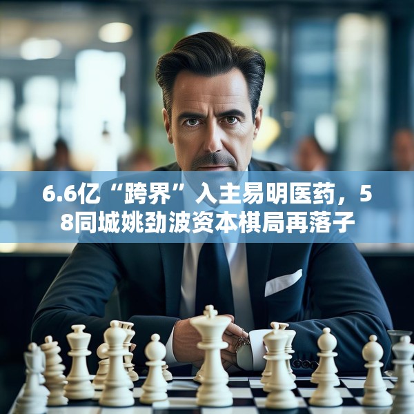 6.6亿“跨界”入主易明医药，58同城姚劲波资本棋局再落子