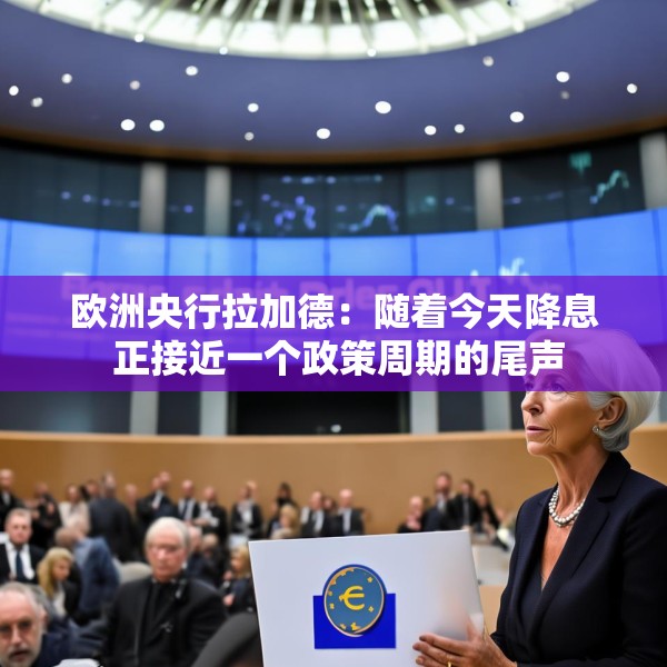 欧洲央行拉加德：随着今天降息 正接近一个政策周期的尾声