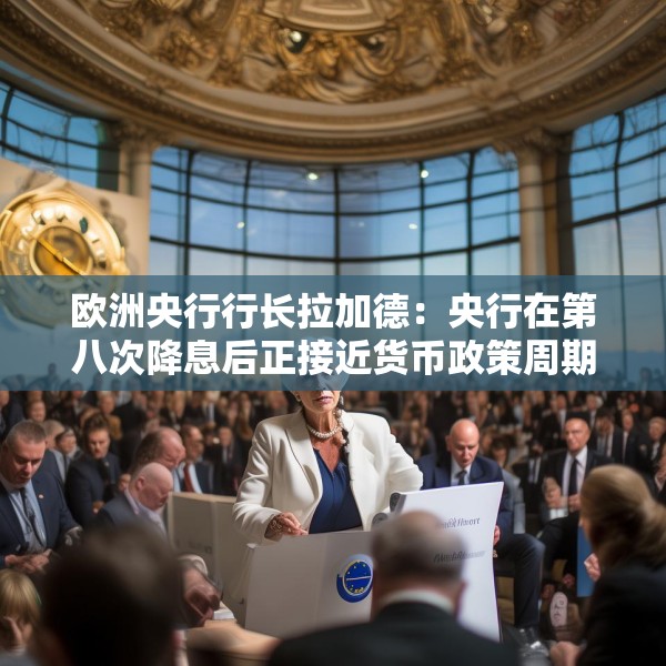 欧洲央行行长拉加德：央行在第八次降息后正接近货币政策周期尾声