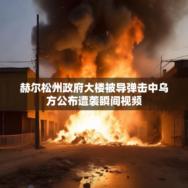 赫尔松州政府大楼被导弹击中乌方公布遭袭瞬间视频