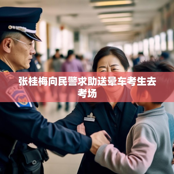 张桂梅向民警求助送晕车考生去考场
