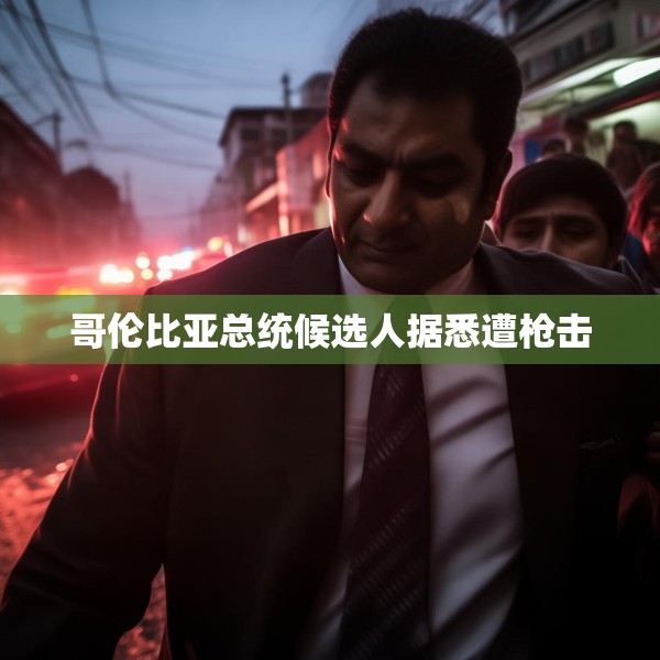 哥伦比亚总统候选人据悉遭枪击