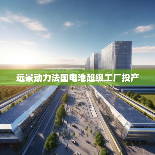 远景动力法国电池超级工厂投产