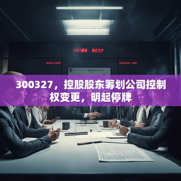 300327，控股股东筹划公司控制权变更，明起停牌