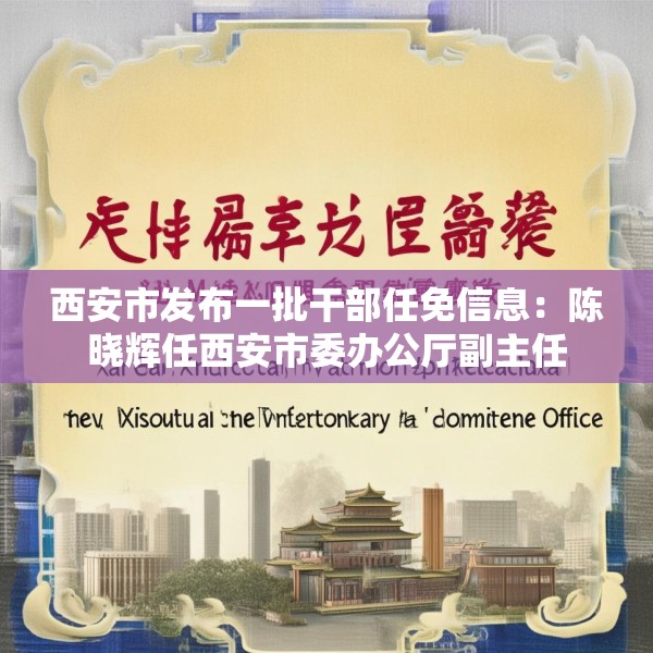 西安市发布一批干部任免信息：陈晓辉任西安市委办公厅副主任