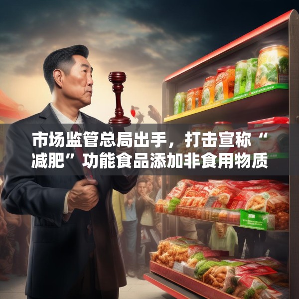 市场监管总局出手，打击宣称“减肥”功能食品添加非食用物质违法行为