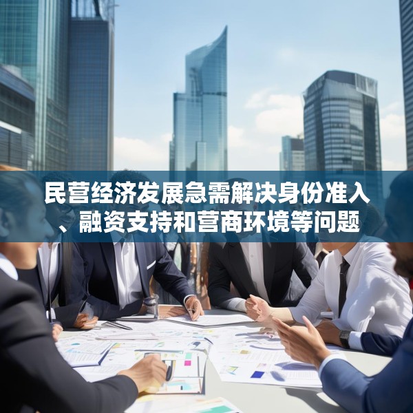 民营经济发展急需解决身份准入、融资支持和营商环境等问题