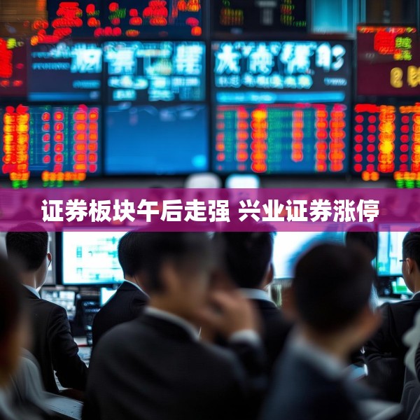 证券板块午后走强 兴业证券涨停