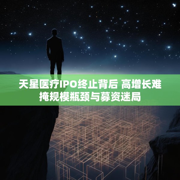 天星医疗IPO终止背后 高增长难掩规模瓶颈与募资迷局