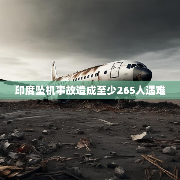 印度坠机事故造成至少265人遇难