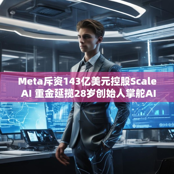 Meta斥资143亿美元控股Scale AI 重金延揽28岁创始人掌舵AI超级计划