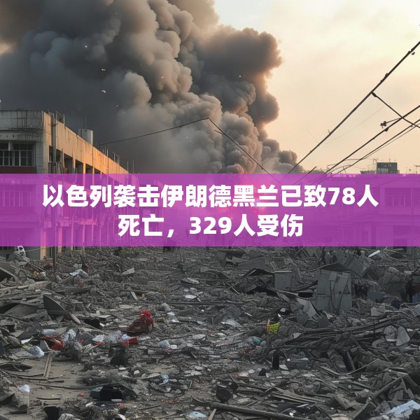 以色列袭击伊朗德黑兰已致78人死亡，329人受伤
