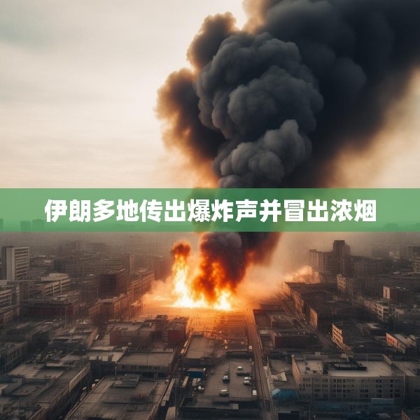 伊朗多地传出爆炸声并冒出浓烟