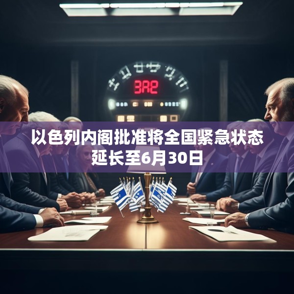 以色列内阁批准将全国紧急状态延长至6月30日