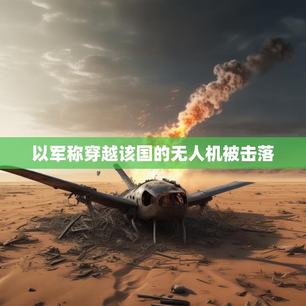 以军称穿越该国的无人机被击落