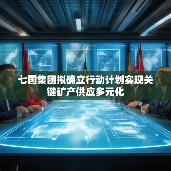 七国集团拟确立行动计划实现关键矿产供应多元化