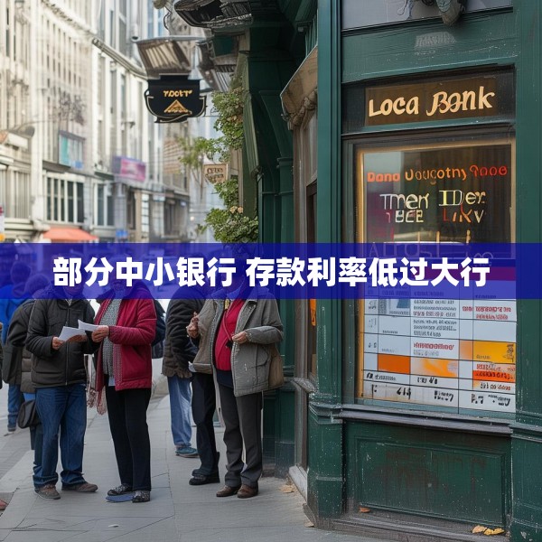 部分中小银行 存款利率低过大行