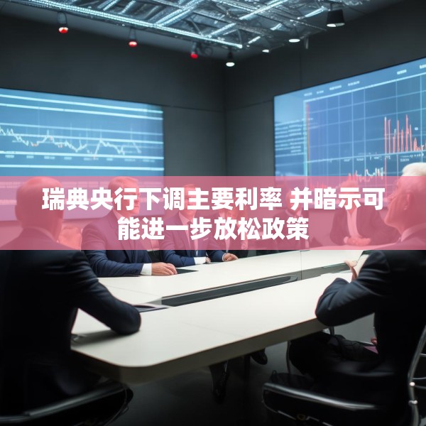 瑞典央行下调主要利率 并暗示可能进一步放松政策