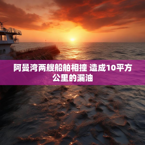 阿曼湾两艘船舶相撞 造成10平方公里的漏油