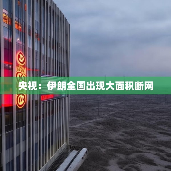 央视：伊朗全国出现大面积断网