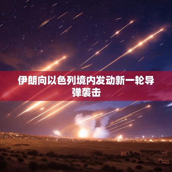 伊朗向以色列境内发动新一轮导弹袭击