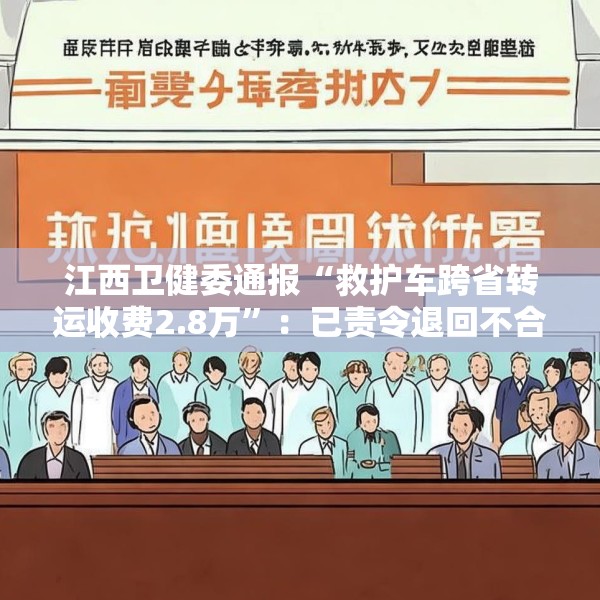 江西卫健委通报“救护车跨省转运收费2.8万”：已责令退回不合理收费