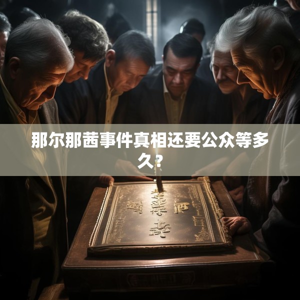 那尔那茜事件真相还要公众等多久？