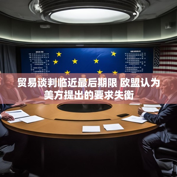 贸易谈判临近最后期限 欧盟认为美方提出的要求失衡