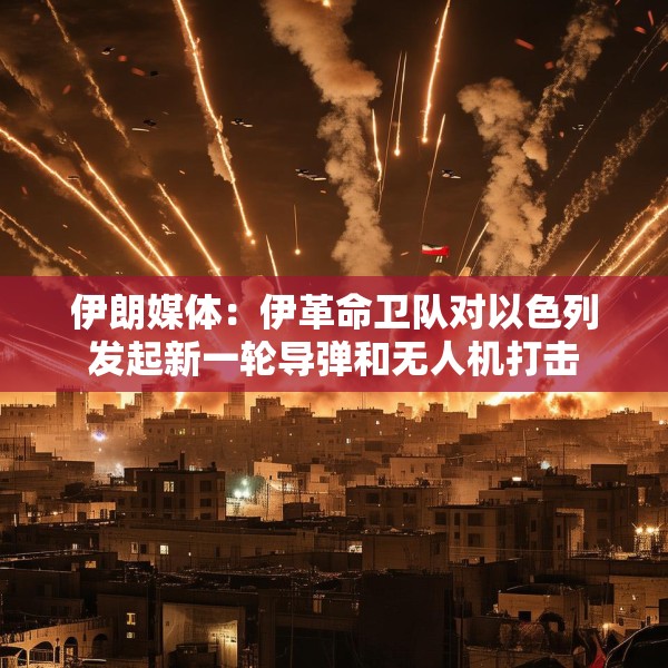 伊朗媒体：伊革命卫队对以色列发起新一轮导弹和无人机打击