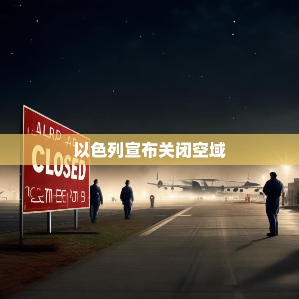 以色列宣布关闭空域