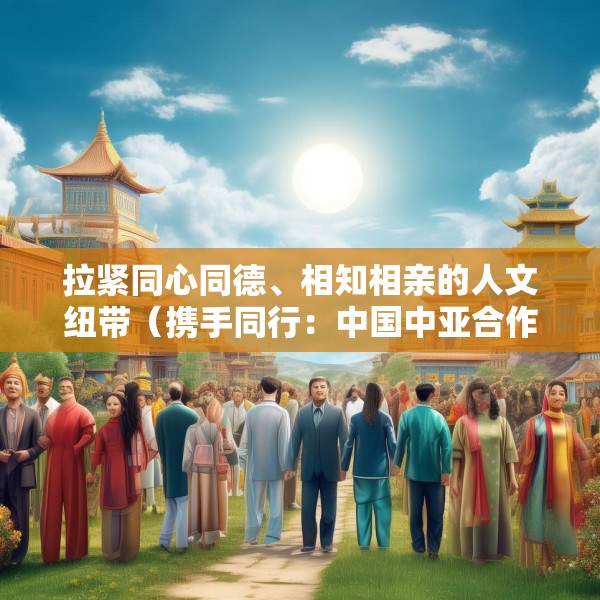 拉紧同心同德、相知相亲的人文纽带（携手同行：中国中亚合作提质升级）