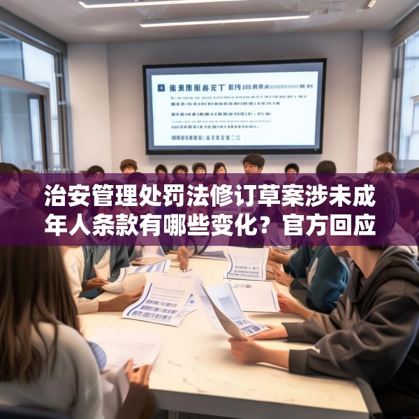 治安管理处罚法修订草案涉未成年人条款有哪些变化？官方回应