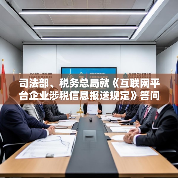 司法部、税务总局就《互联网平台企业涉税信息报送规定》答问