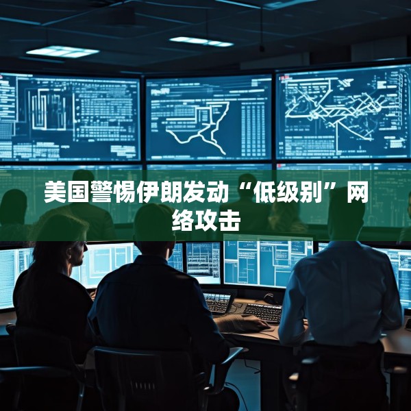 美国警惕伊朗发动“低级别”网络攻击