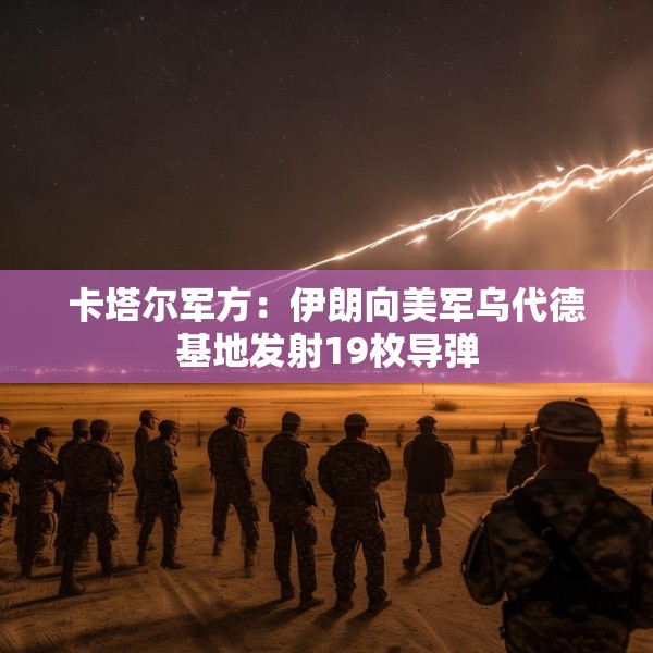 卡塔尔军方：伊朗向美军乌代德基地发射19枚导弹